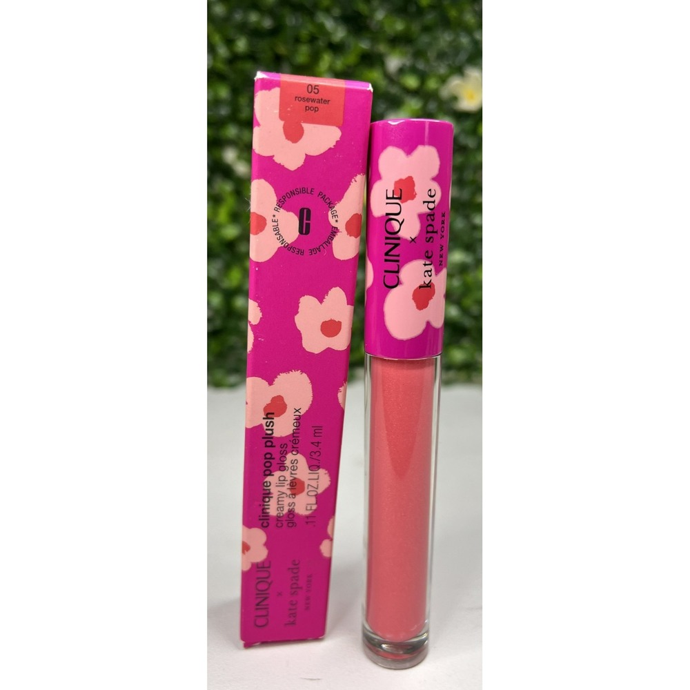 Clinique X Kate Spade Pop Plush Creamy Lip Gloss ~ 05 Rosewater Pop ~ 3.4ml
